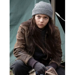 The Walking Dead Dead City Mahina Napoleon Leather Jacket